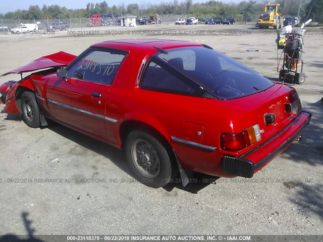 SA22C537480 - 1979 MAZDA RX7 RED photo 3