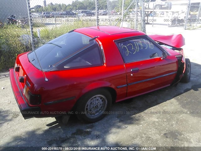 SA22C537480 - 1979 MAZDA RX7 RED photo 4