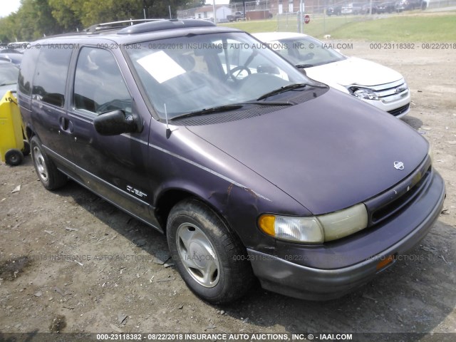 4N2DN11W2SD842455 - 1995 NISSAN QUEST XE/GXE PURPLE photo 1