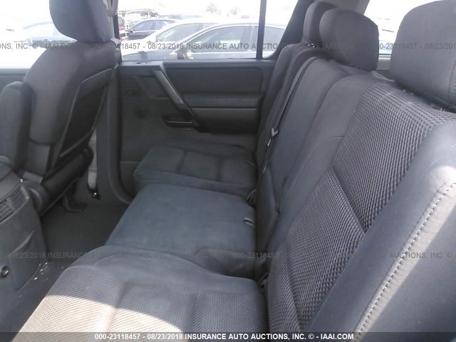 5N1AA08B95N728090 - 2005 NISSAN ARMADA SE/LE SILVER photo 8