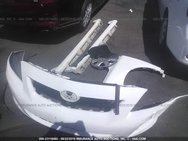 JTDBL40E09J014782 - 2009 TOYOTA COROLLA LE/XLE WHITE photo 6