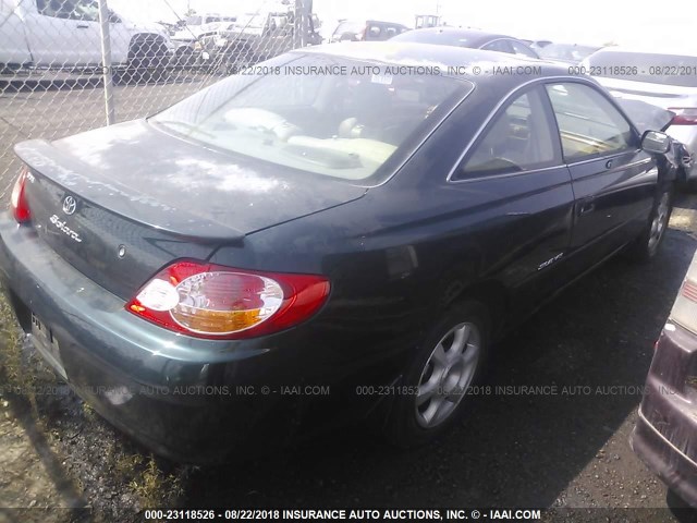 2T1CF28P93C604052 - 2003 TOYOTA CAMRY SOLARA SE/SLE Yaşıl foto 4