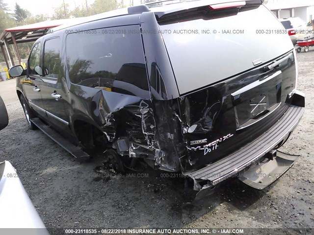 1GKFK062X9J116721 - 2009 GMC YUKON XL DENALI BLACK photo 3