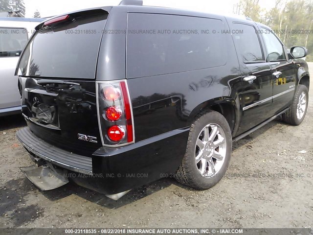 1GKFK062X9J116721 - 2009 GMC YUKON XL DENALI BLACK photo 4