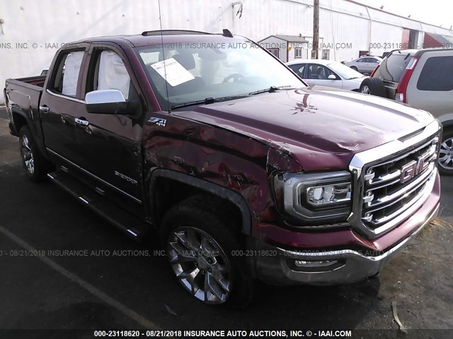 3GTU2NEC4GG223045 - 2016 GMC SIERRA K1500 SLT RED photo 1