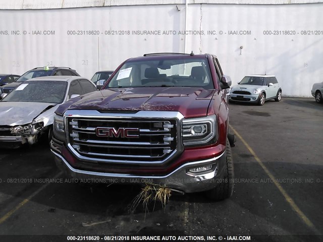 3GTU2NEC4GG223045 - 2016 GMC SIERRA K1500 SLT RED photo 6