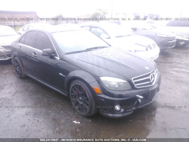 WDDGF7HB4BF631190 - 2011 MERCEDES-BENZ C 63 AMG BLACK photo 6