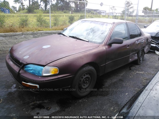 4T1BG12K2TU724175 - 1996 TOYOTA CAMRY DX/LE/XLE RED photo 2