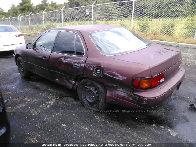 4T1BG12K2TU724175 - 1996 TOYOTA CAMRY DX/LE/XLE RED photo 3