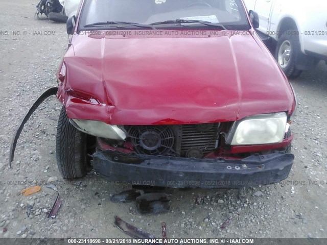 KNDJA723825136769 - 2002 KIA SPORTAGE RED photo 6