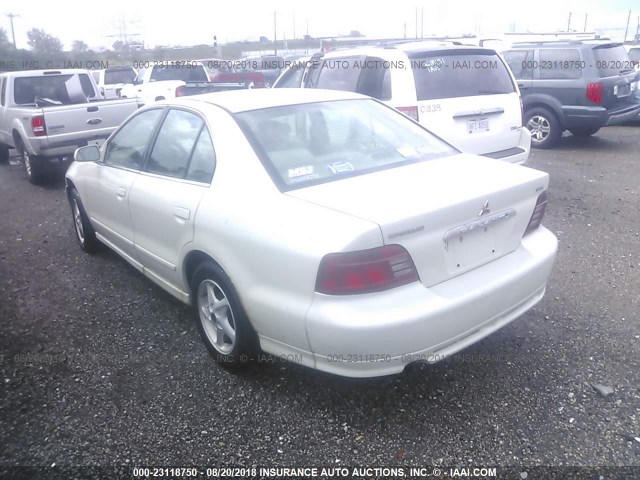 4A3AA46G71E178096 - 2001 MITSUBISHI GALANT ES WHITE photo 3