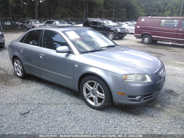 WAUAF78E47A142428 - 2007 AUDI A4 2/TURBO BLUE photo 1