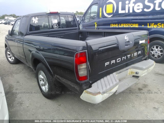1N6DD26T14C422346 - 2004 NISSAN FRONTIER KING CAB XE BLACK photo 3