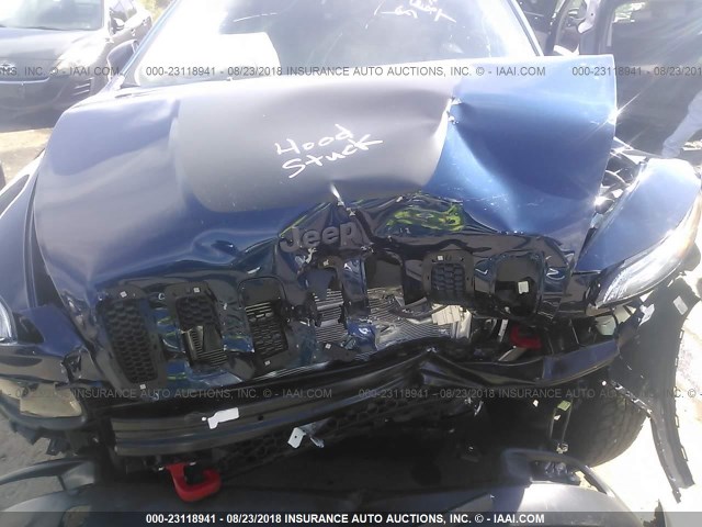 1C4PJMBXXJD531021 - 2018 JEEP CHEROKEE TRAILHAWK BLUE photo 10