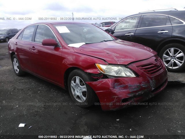 4T1BE46K17U081177 - 2007 TOYOTA CAMRY NEW GENERAT CE/LE/XLE/SE RED photo 1