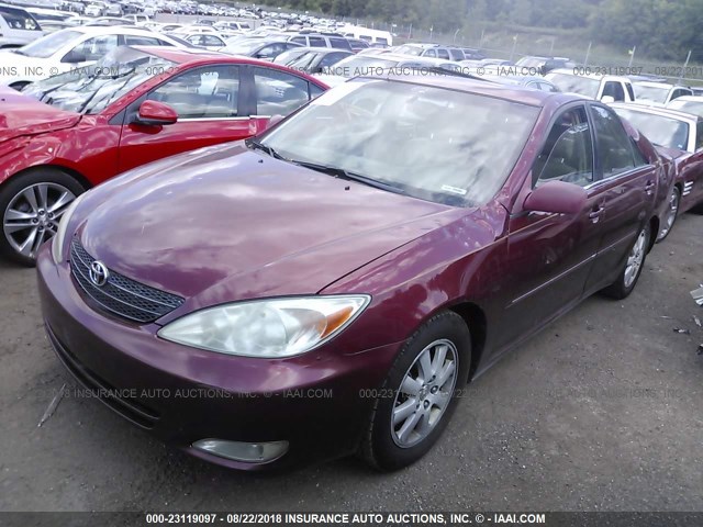 4T1BF30K53U048015 - 2003 TOYOTA CAMRY LE/XLE/SE Tünd qırmızı foto 2