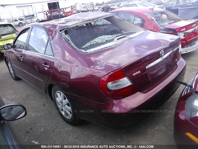 4T1BF30K53U048015 - 2003 TOYOTA CAMRY LE/XLE/SE Tünd qırmızı foto 3