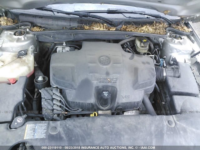 1G4HD57268U156880 - 2008 BUICK LUCERNE CXL SILVER photo 10