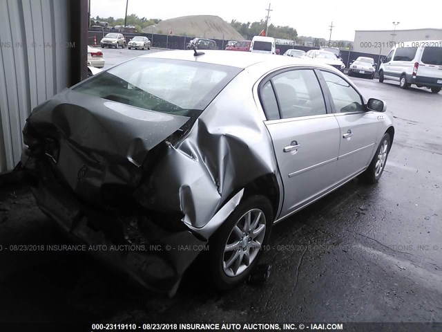 1G4HD57268U156880 - 2008 BUICK LUCERNE CXL SILVER photo 4