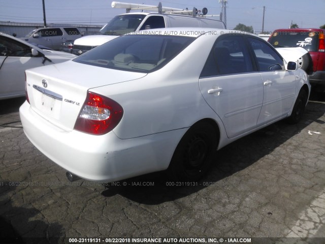 4T1BE32K63U155350 - 2003 TOYOTA CAMRY LE/XLE/SE Ağ foto 4