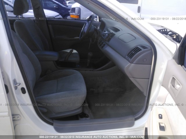 4T1BE32K63U155350 - 2003 TOYOTA CAMRY LE/XLE/SE Ağ foto 5