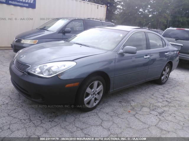 JTHBA30G555090050 - 2005 LEXUS ES 330 GRAY photo 2