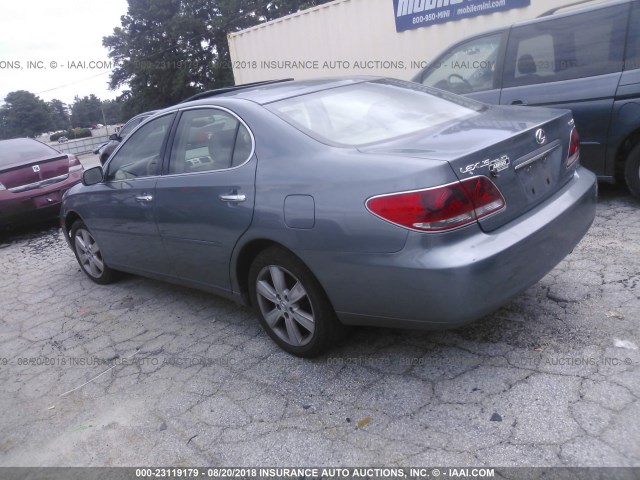 JTHBA30G555090050 - 2005 LEXUS ES 330 GRAY photo 3