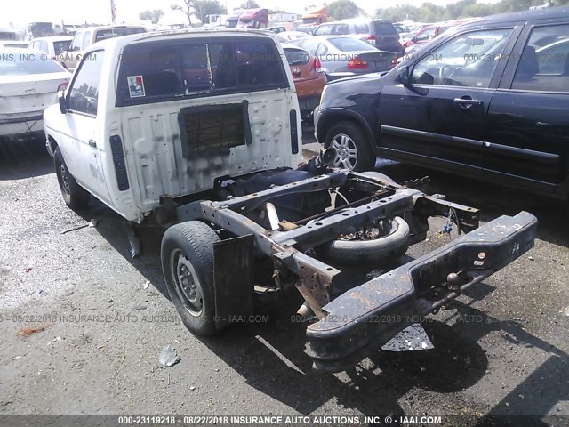 1N6ND11S8KC374273 - 1989 NISSAN D21 SHORT BED WHITE photo 3