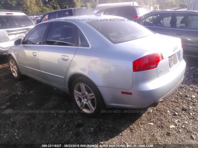 WAUAF78E86A136565 - 2006 AUDI A4 2/TURBO BLUE photo 3