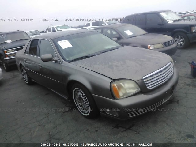 1G6KD54Y92U153971 - 2002 CADILLAC DEVILLE BROWN photo 1