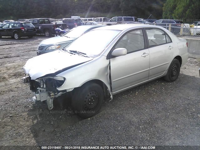 JTDBR32E542025396 - 2004 TOYOTA COROLLA CE/LE SILVER photo 2