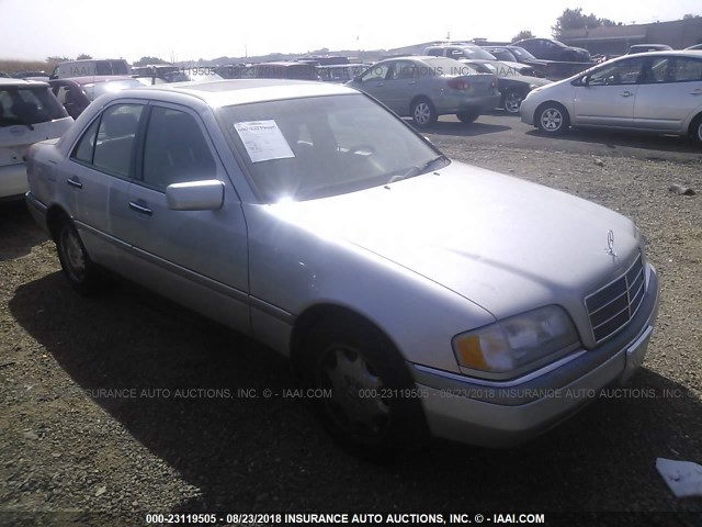 WDBHA22E4TF449329 - 1996 MERCEDES-BENZ C 220 SILVER photo 1