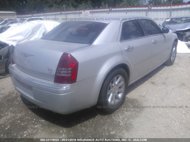 2C3KA63H86H167516 - 2006 CHRYSLER 300C SILVER photo 4