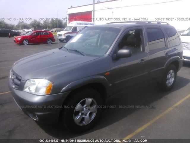 4F2CZ96143KM35538 - 2003 MAZDA TRIBUTE ES GRAY photo 2