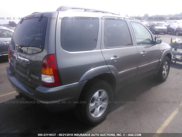 4F2CZ96143KM35538 - 2003 MAZDA TRIBUTE ES GRAY photo 4
