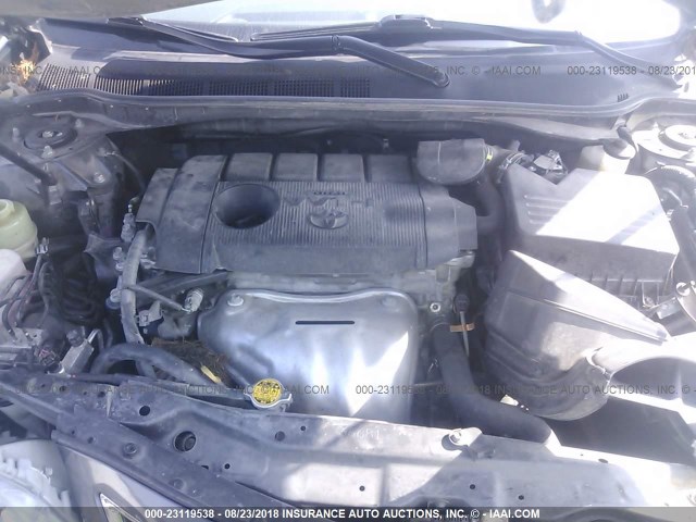 4T4BF3EK4BR198548 - 2011 TOYOTA CAMRY SE/LE/XLE ნაცრისფერი ფოტო 10