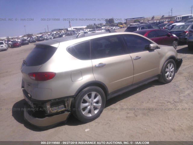 4S4WX86D074401318 - 2007 SUBARU B9 TRIBECA 3.0 H6/3.0 H6 LIMITED GOLD photo 4