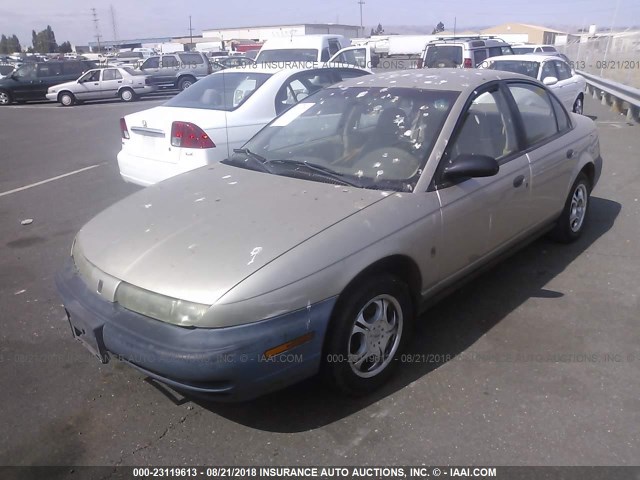 1G8ZF5281VZ397432 - 1997 SATURN SL GOLD photo 2