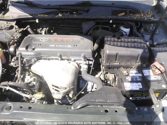 4T1BE32K12U598911 - 2002 TOYOTA CAMRY LE/XLE/SE 绿色 照片 10