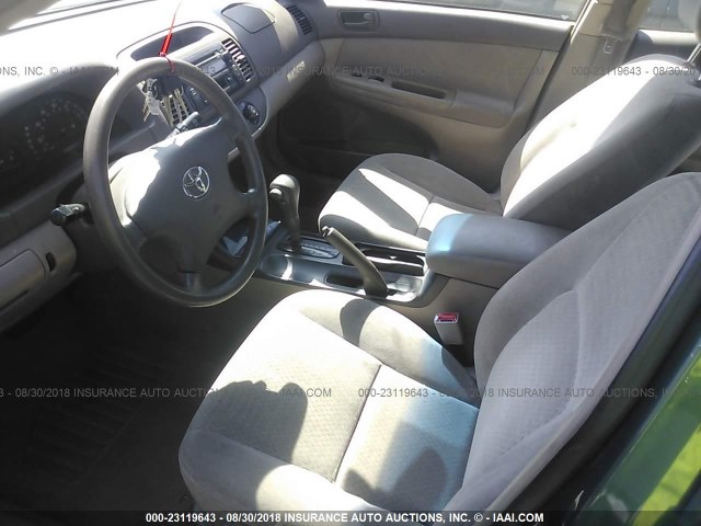 4T1BE32K12U598911 - 2002 TOYOTA CAMRY LE/XLE/SE 绿色 照片 5