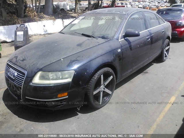 WAUDG74F45N114269 - 2005 AUDI A6 3.2 QUATTRO BLACK photo 2