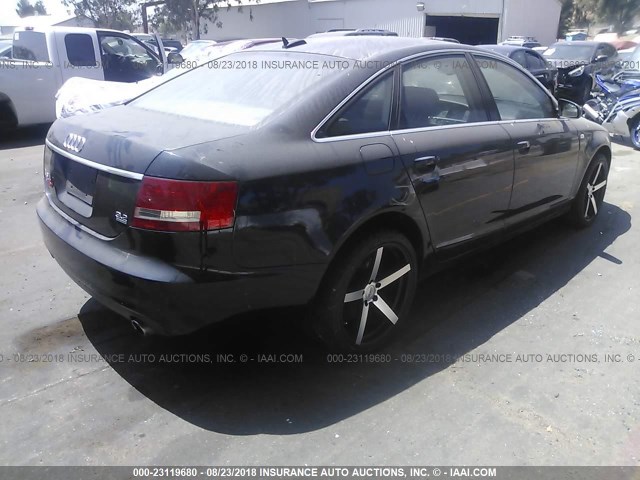 WAUDG74F45N114269 - 2005 AUDI A6 3.2 QUATTRO BLACK photo 4