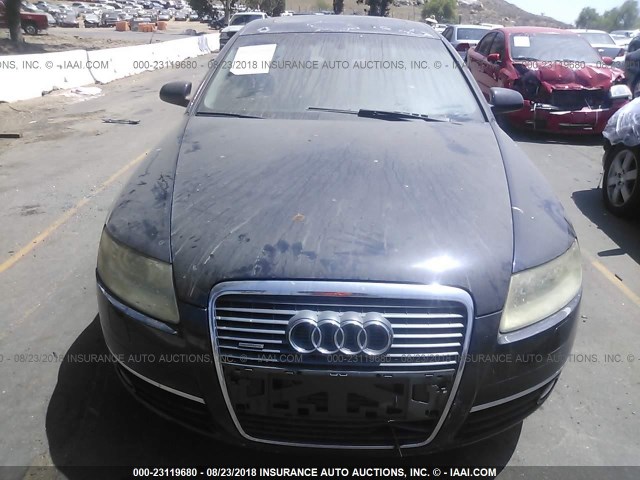 WAUDG74F45N114269 - 2005 AUDI A6 3.2 QUATTRO BLACK photo 6