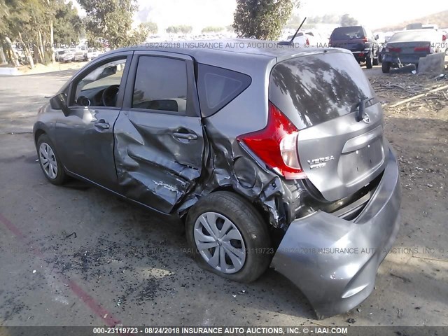 3N1CE2CP4HL368055 - 2017 NISSAN VERSA NOTE S/S PLUS/SV/SL/SR GRAY photo 3