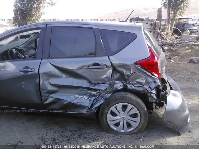 3N1CE2CP4HL368055 - 2017 NISSAN VERSA NOTE S/S PLUS/SV/SL/SR GRAY photo 6