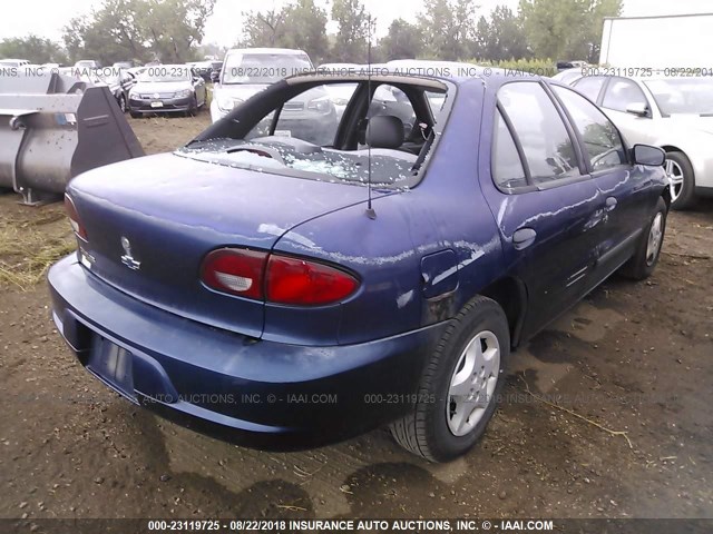 1G1JC524327250859 - 2002 CHEVROLET CAVALIER CNG BLUE photo 4