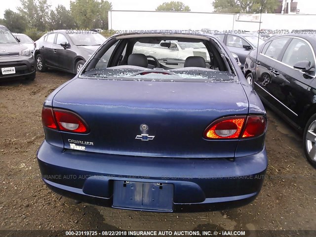 1G1JC524327250859 - 2002 CHEVROLET CAVALIER CNG BLUE photo 6