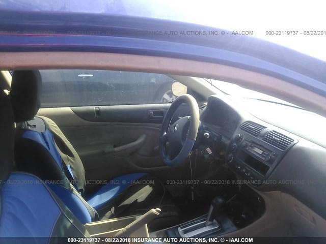 1HGEM22114L078613 - 2004 HONDA CIVIC DX VP Mavi foto 5