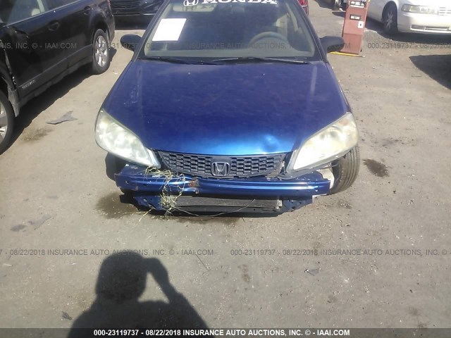 1HGEM22114L078613 - 2004 HONDA CIVIC DX VP Mavi foto 6