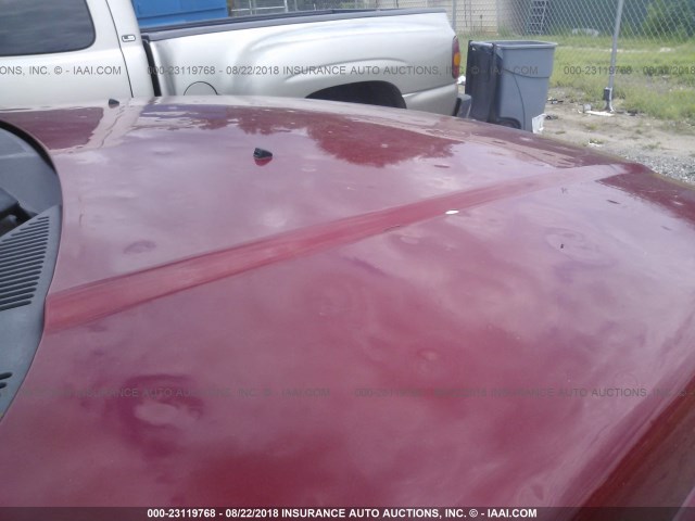 1J8HH48K46C332550 - 2006 JEEP COMMANDER RED photo 6